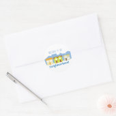 Welkom groep ronde sticker (Envelop)
