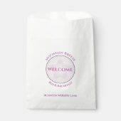 Welkom Guest Custom Business Bed en ontbijt Bedankzakje (Voorkant)