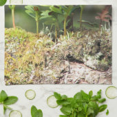 Welkom Guest van het groene Plant van de Natuur va Theedoek (Gevouwen)