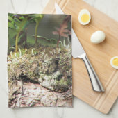 Welkom Guest van het groene Plant van de Natuur va Theedoek (Quarter Fold)