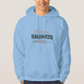 Welkom Halloween-dag typografie ontwerp Hoodie