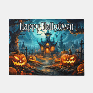 Welkom Halloween Haunted House Deurmat