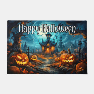 Welkom Halloween Haunted House Deurmat