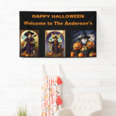 welkom Halloween Party Banner. Spandoek (Insitu)