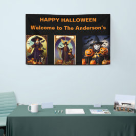 welkom Halloween Party Banner. Spandoek