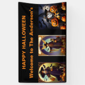 welkom Halloween Party Banner. Spandoek (Verticaal)