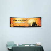 Welkom Halloween Party Spooky Haunted House Spandoek (Beurs)