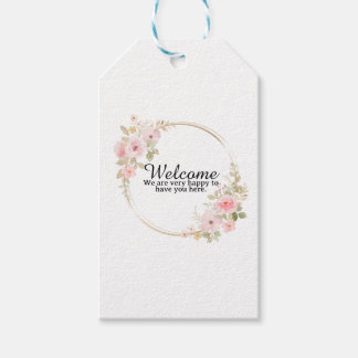 Welkom Handgemaakte Sticker Cadeaulabel