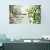 Welkom Happy Schattigee wilde krokodil Oerwoud Tre Spandoek (Beurs)