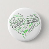 Welkom hart (veel talen) Button (Voorkant)