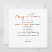 Welkom Heks AI Gegeneerde Feest Uitnodiging (Achterkant)