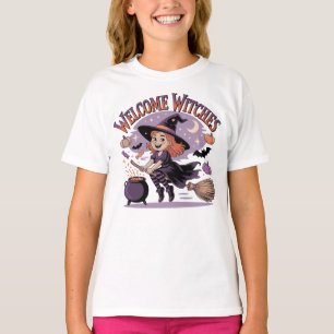Welkom Heksen - Schattige Halloween Heks T-shirt