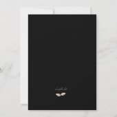 Welkom Herfst Banner Sable Uitnodiging (Achterkant)