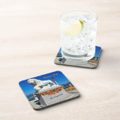 Welkom Herfst Coastal St Augustine Florida Bier Onderzetter (Rechterzijde)