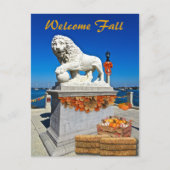 Welkom Herfst Coastal St Augustine Florida Briefkaart (Voorkant)