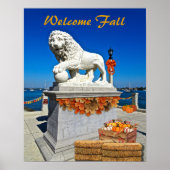 Welkom Herfst Coastal St Augustine Florida Poster (Voorkant)