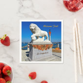 Welkom Herfst Coastal St Augustine Florida Servet (Insitu)