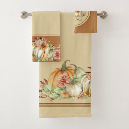 Welkom Herfst Elegant Bath Towel Set Bad Handdoek