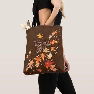 Welkom Herfst, Herfstbladeren Tote Bag