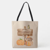 Welkom Herfst Home Decor Tote Bag (Voorkant)
