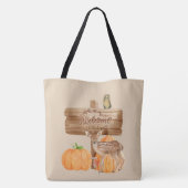 Welkom Herfst Home Decor Tote Bag (Achterkant)