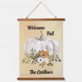 Welkom Herfst Pompoen Tapestry Hangend Wandkleed