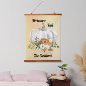 Welkom Herfst Pompoen Tapestry Hangend Wandkleed (Slaapkamer)