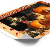Welkom Herfst Poster (Hoek)
