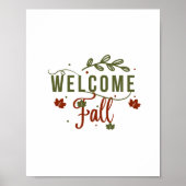 Welkom Herfst Poster (Voorkant)
