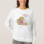 Welkom Herfst Pumpkins Flowers T-shirt (Voorkant)