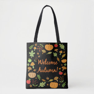 Welkom herfst! tote bag