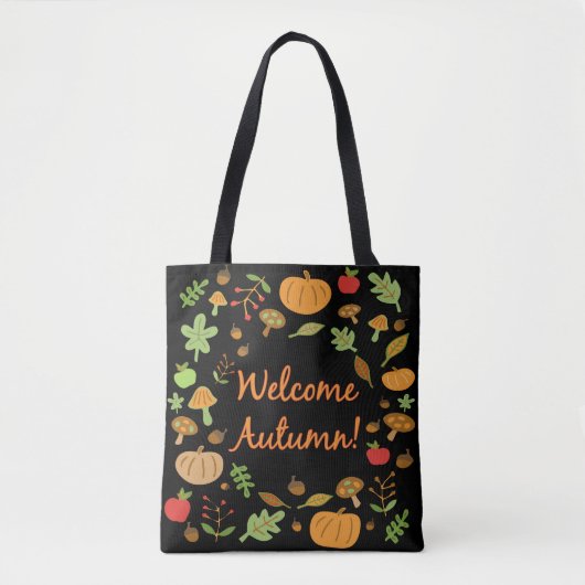 Welkom herfst! tote bag (Voorkant)