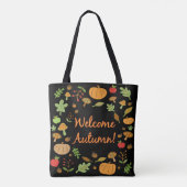 Welkom herfst! tote bag (Achterkant)