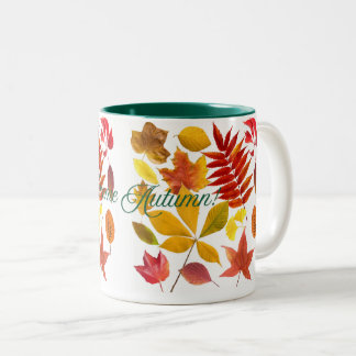 Welkom Herfst Tweekleurige Koffiemok