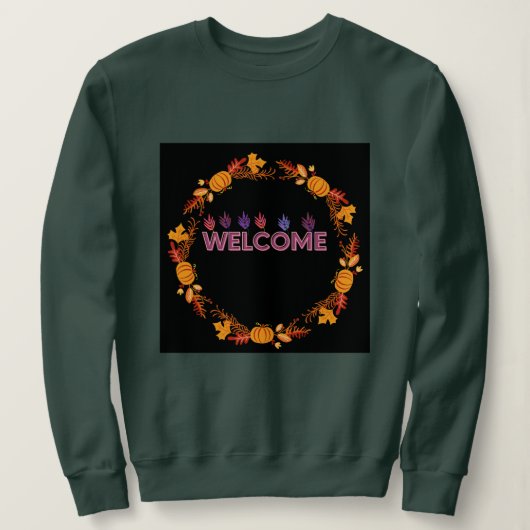 Welkom Herfst Unisex Trui (Design voorkant)