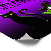 Welkom hier Halloween Poster (Hoek)
