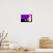 Welkom hier Halloween Poster (Keuken)