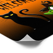 Welkom hier Halloween Poster (Hoek)