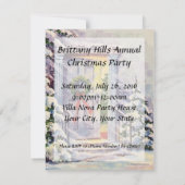 Welkom Home Aangepaste Kerst Uitnodigingen (Achterkant)