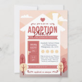 "Welkom Home" Adoptie Kind / Baby shower Kaart (Voorkant)