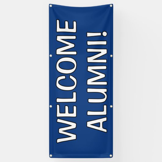 Welkom Home Alumni Banner (Verticaal)