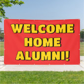 Welkom Home Alumni Banner (Buitenkant)