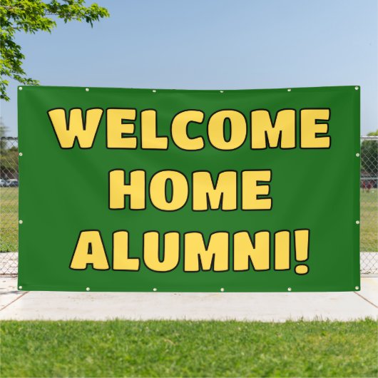 Welkom Home Alumni Banner (Buitenkant)