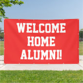 Welkom Home Alumni Banner (Buitenkant)