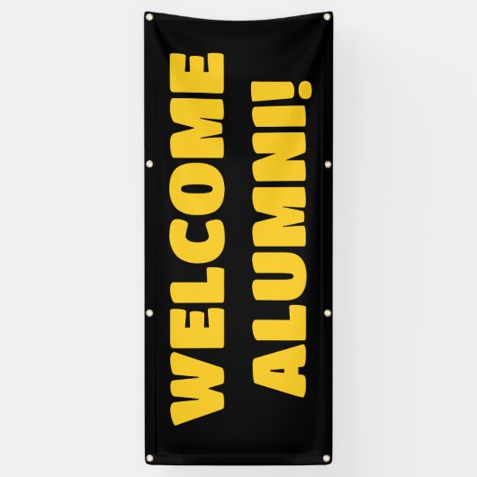 Welkom Home Alumni Banner (Verticaal)