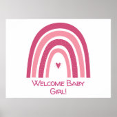 Welkom Home Baby Girl Poster (Voorkant)