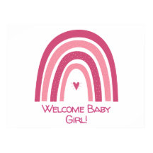 Welkom Home Baby Girl Poster