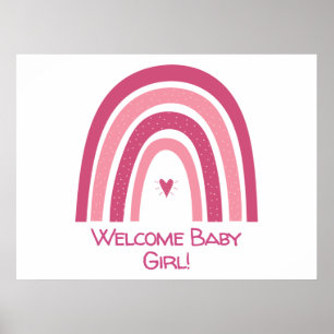 Welkom Home Baby Girl Poster