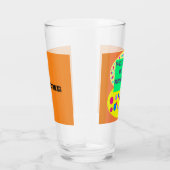 Welkom Home Bericht op een glazen sinaasappel groe (Rechts)