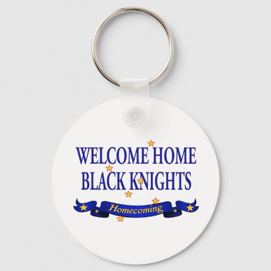 Welkom Home Black Knachten Sleutelhanger (Voorkant)